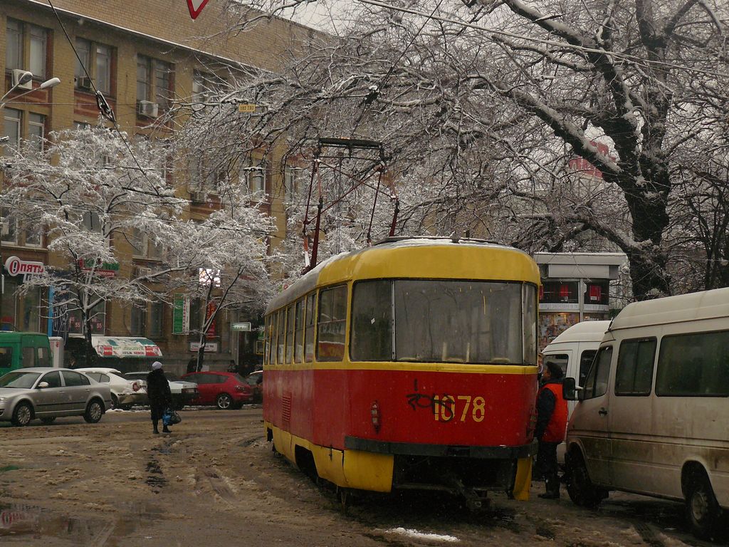 Днепр, Tatra T3SU (2-door) № 1078 Днепр, Tatra T3SU (2-door) № 1078