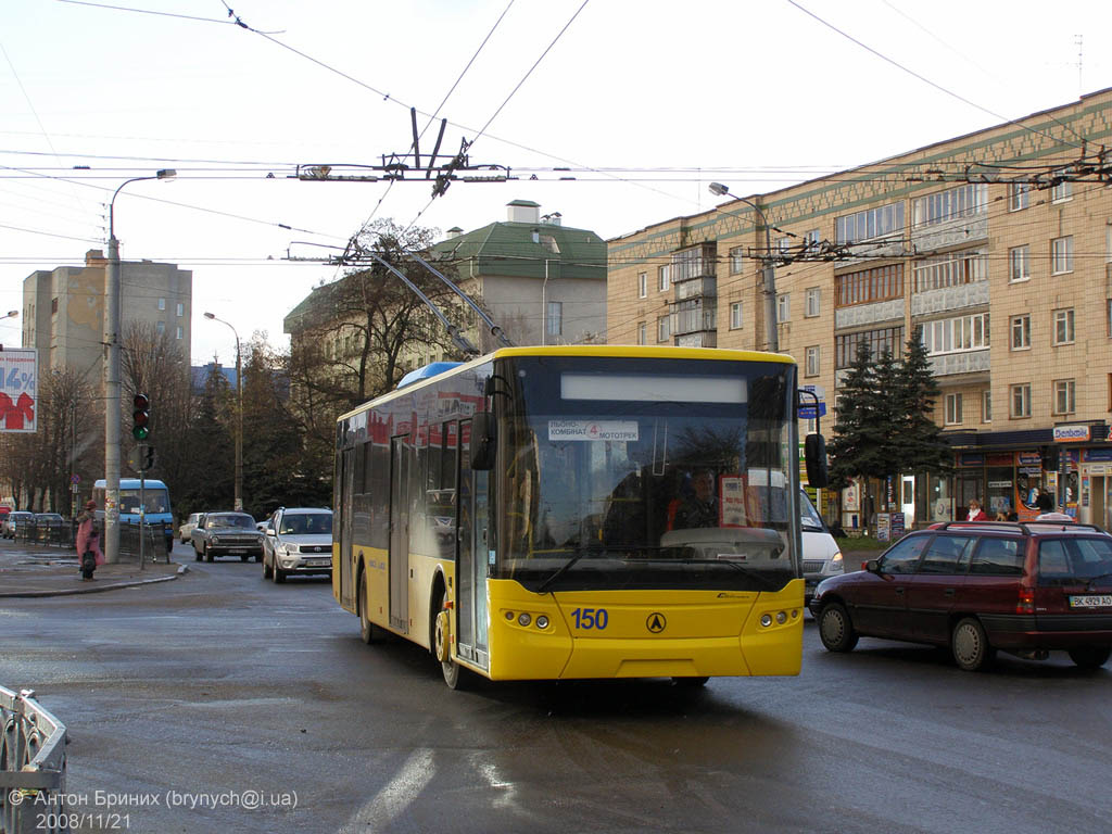 Ровно, ЛАЗ E183D1 № 150 Ровно, ЛАЗ E183D1 № 150
