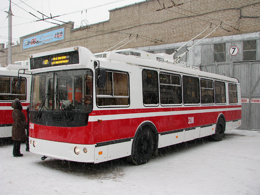 Самара, ЗиУ-682Г-016.03 № 3208; Самара — Презентация новых троллейбусов ЗиУ-682Г-016.03 и Тролза-5275.05 (5 февраля 2009 г.); Самара — Троллейбусное депо № 3