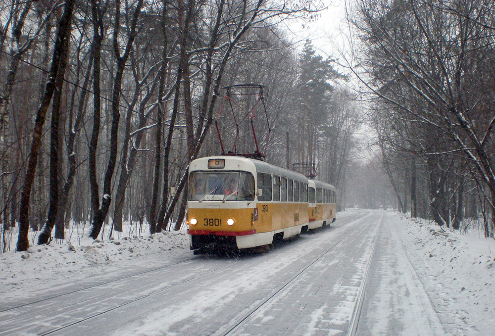 Moskva, Tatra T3SU Br. 3801 Moskva, Tatra T3SU Br. 3801
