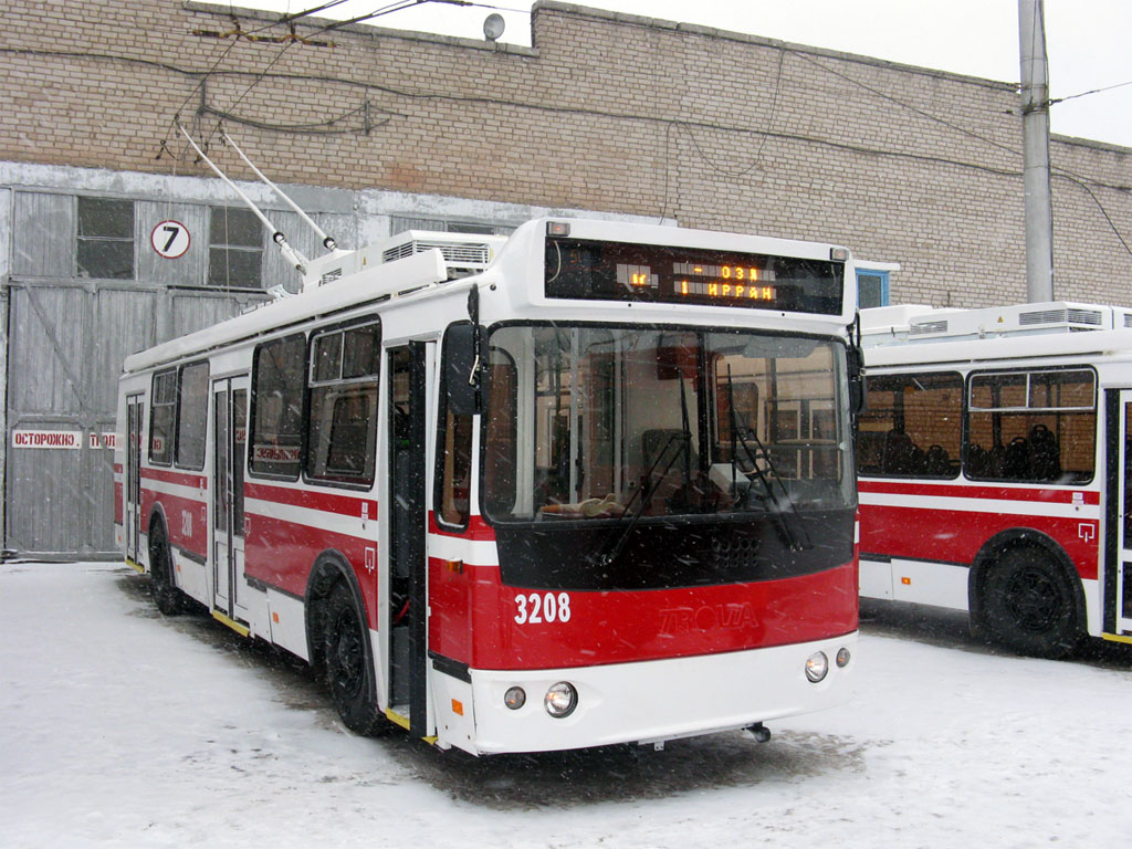 Самара, ЗиУ-682Г-016.03 № 3208; Самара — Презентация новых троллейбусов ЗиУ-682Г-016.03 и Тролза-5275.05 (5 февраля 2009 г.); Самара — Троллейбусное депо № 3