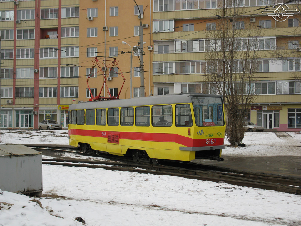 Волгоград, Tatra T3SU мод. ВЗСМ № 2663
