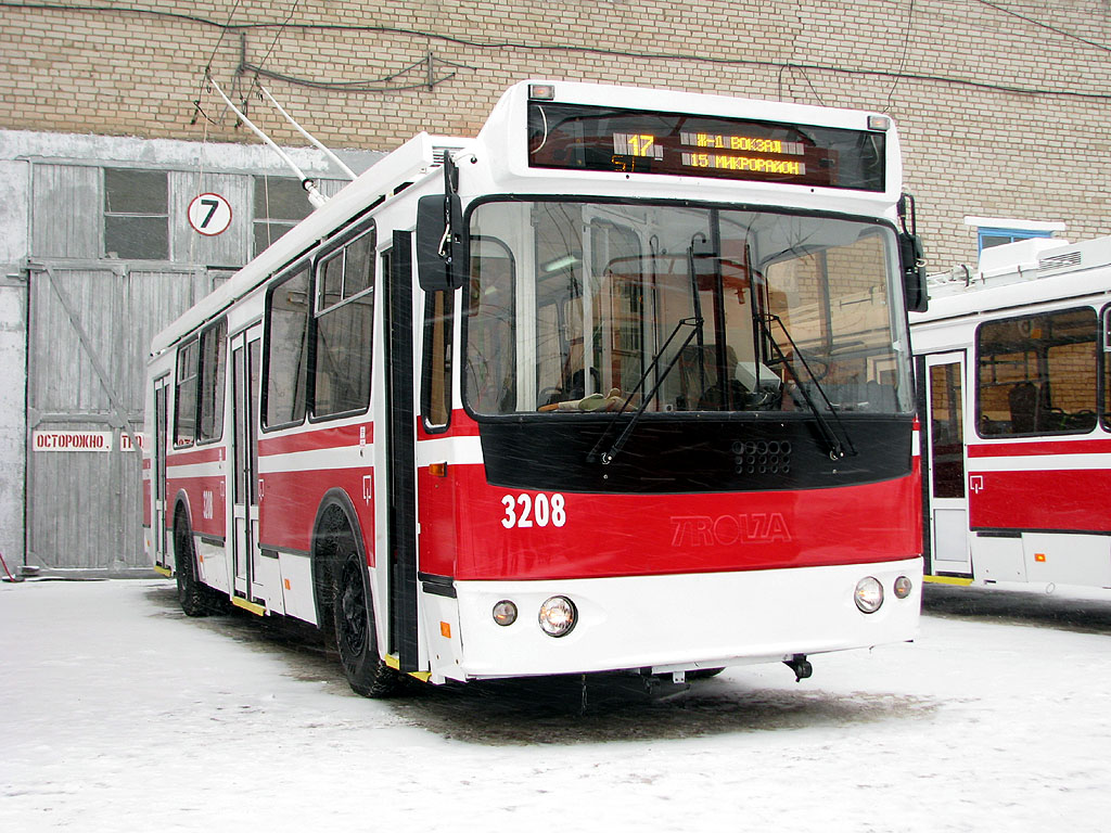 Самара, ЗиУ-682Г-016.03 № 3208; Самара — Презентация новых троллейбусов ЗиУ-682Г-016.03 и Тролза-5275.05 (5 февраля 2009 г.); Самара — Троллейбусное депо № 3