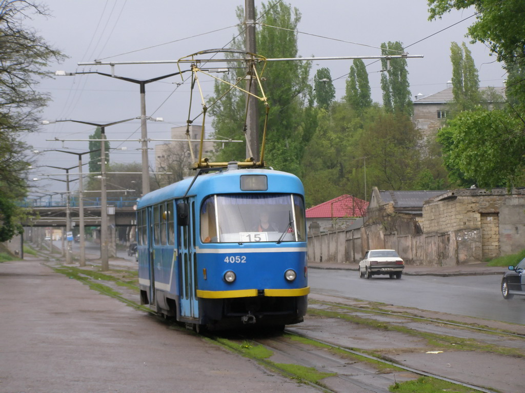 Odessa, Tatra T3R.P № 4052; Odessa — Tramway Lines: Center to Slobidka