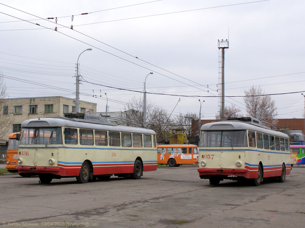 Rivne, Škoda 9Tr21 № 057; Rivne, Škoda 9Tr22 № 136