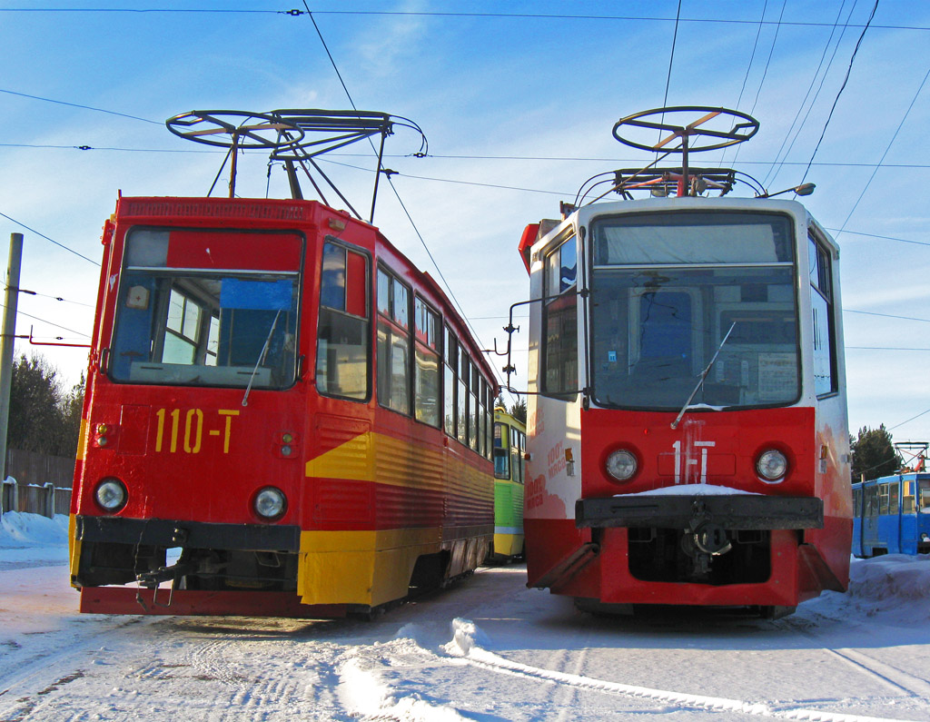 Златоуст, 71-605 (КТМ-5М3) № 110; Златоуст, 71-608КМ № 1