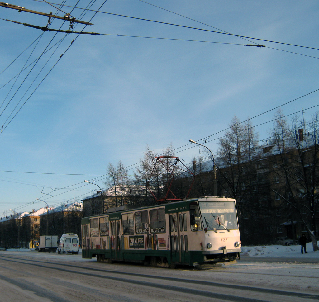 Екатеринбург, Tatra T6B5SU № 727