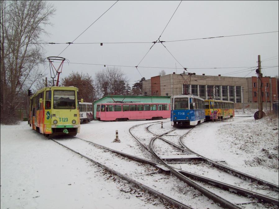 Angarsk, 71-605 (KTM-5M3) № 123; Angarsk, 71-605 (KTM-5M3) № 146