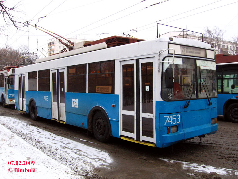 Москва, Тролза-5275.05 «Оптима» № 7453