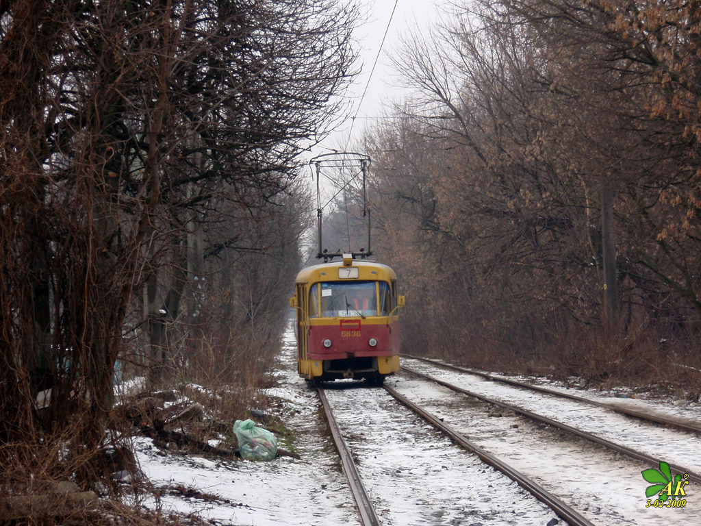 Киев, Tatra T3SU № 5836