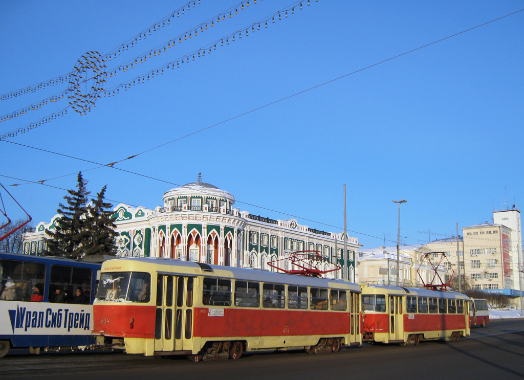 Екатеринбург, Tatra T3SU (двухдверная) № 634