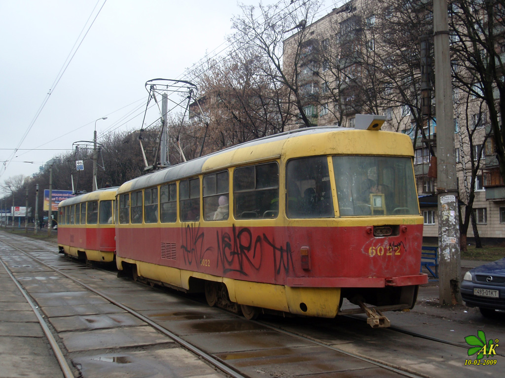 Киев, Tatra T3SU № 6022