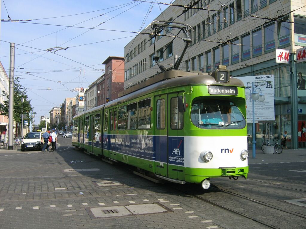 Рейн-Неккар, Duewag GT8NF № 508