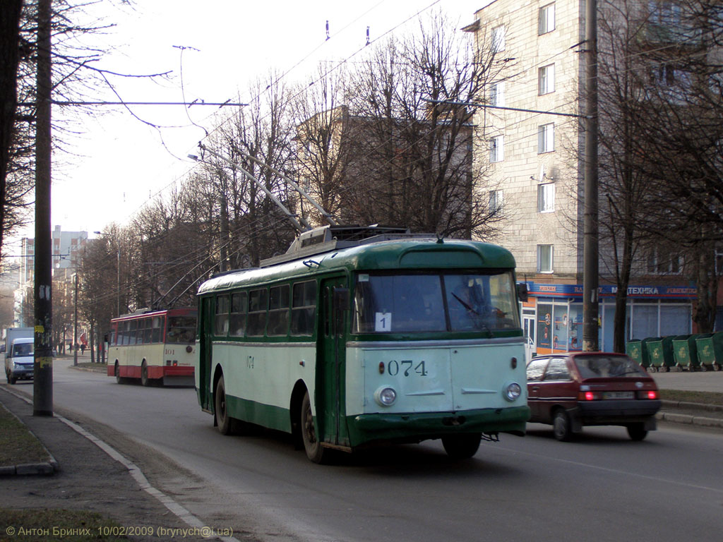 Ровно, Škoda 9Tr22 № 074