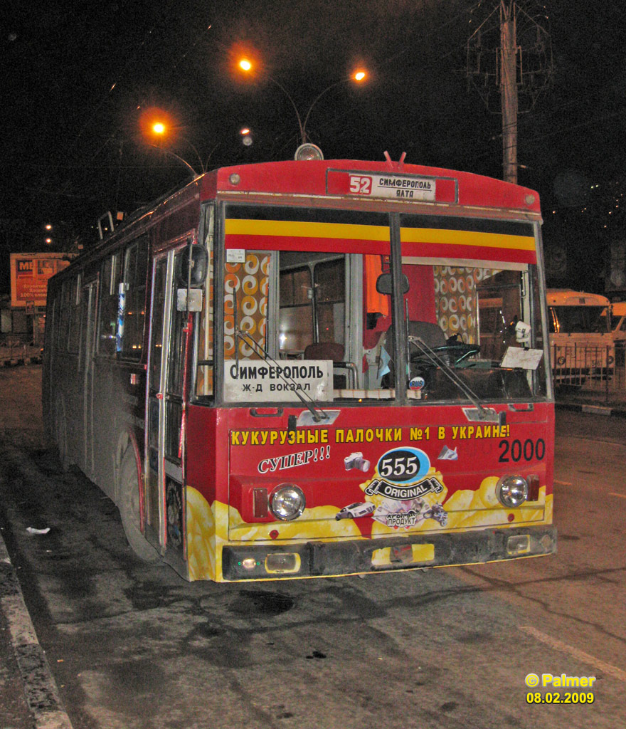 Krimski trolejbus, Škoda 14Tr02/6 č. 2000