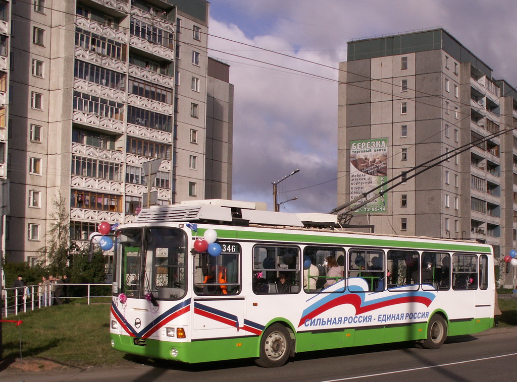 Петрозаводск, ПТ-5280.02 № 346; Петрозаводск — Открытие троллейбусной линии до Лососинского шоссе