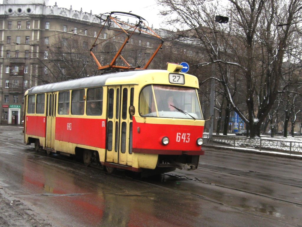 Харьков, Tatra T3SU № 643