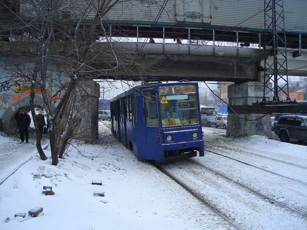 Владивосток, 71-608К № 309; Владивосток — Снегопады; Владивосток — Тематические трамваи Владивосток, 71-608К № 309; Владивосток — Снегопады; Владивосток — Тематические трамваи
