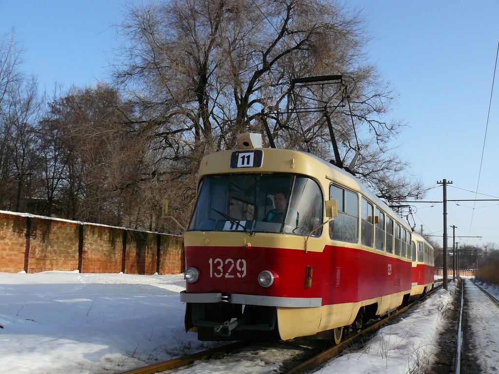 Днепр, Tatra T3SU № 1329