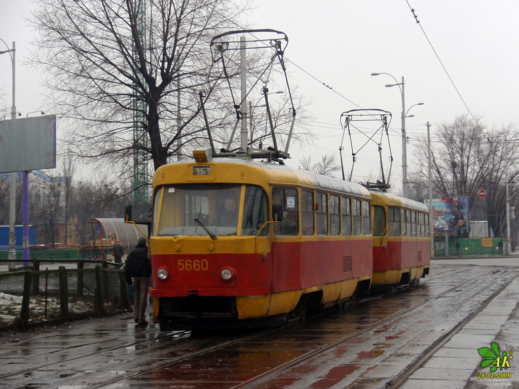 Киев, Tatra T3SU № 5660
