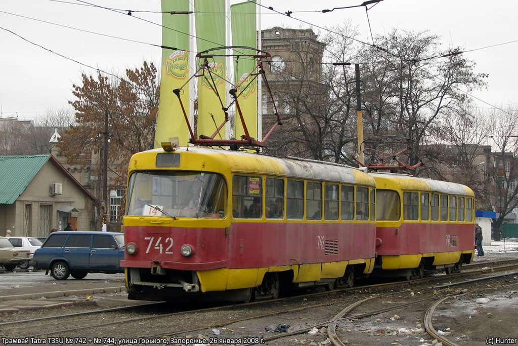 Запорожье, Tatra T3SU № 742