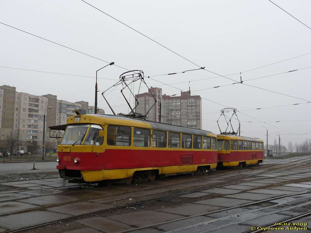 Киев, Tatra T3SU № 6016