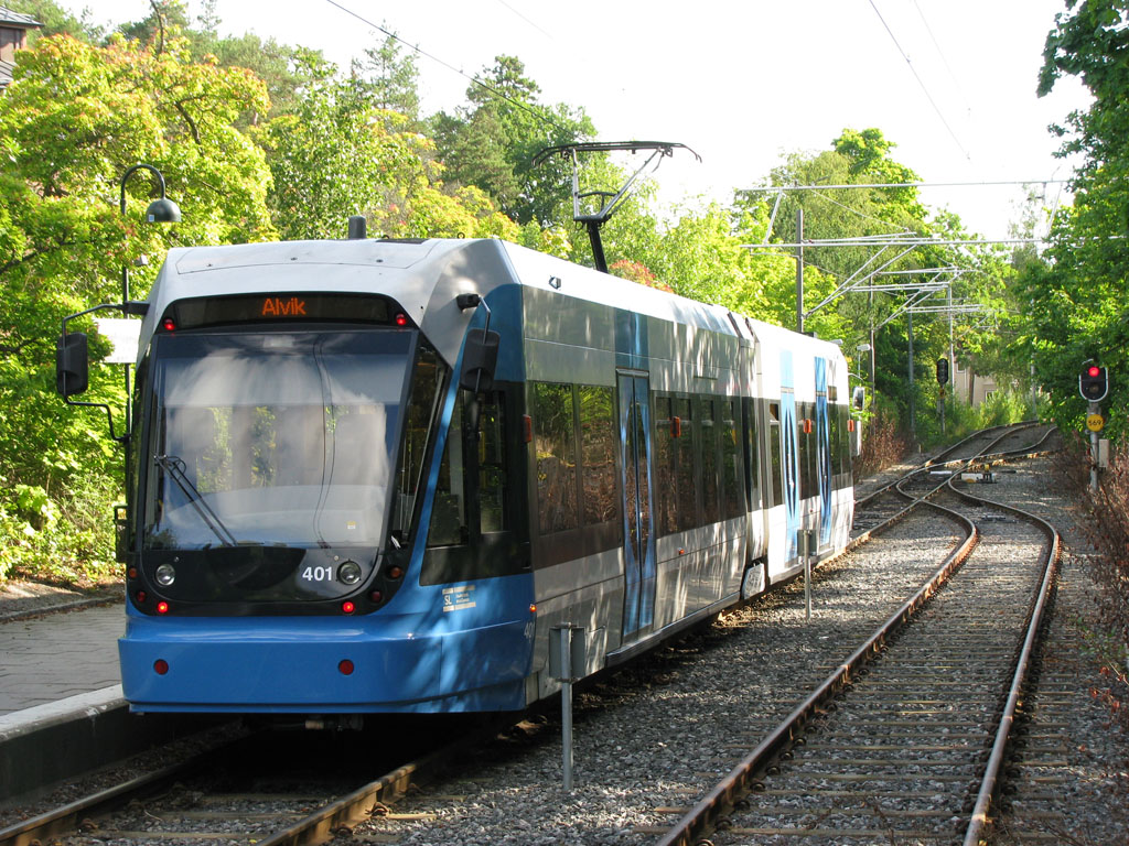 Стокгольм, Bombardier Flexity Swift № 401