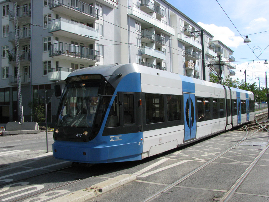 Стокгольм, Bombardier Flexity Swift № 417