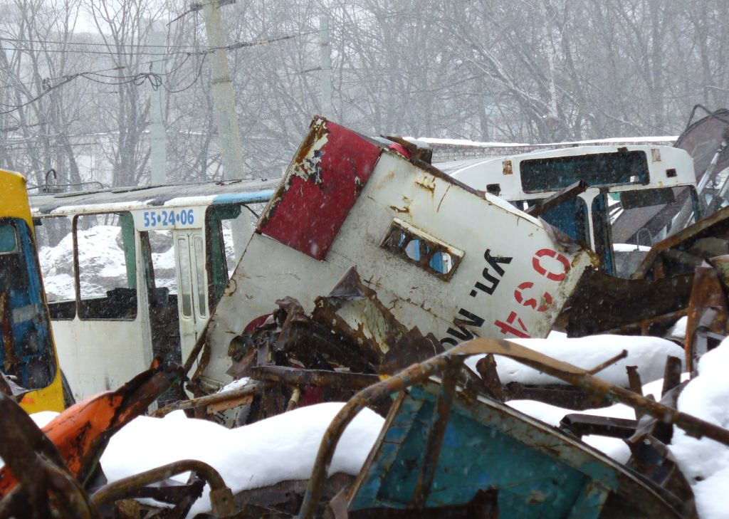 Орёл, ЗиУ-682Г [Г00] № 034; Орёл — Списанные троллейбусы в депо