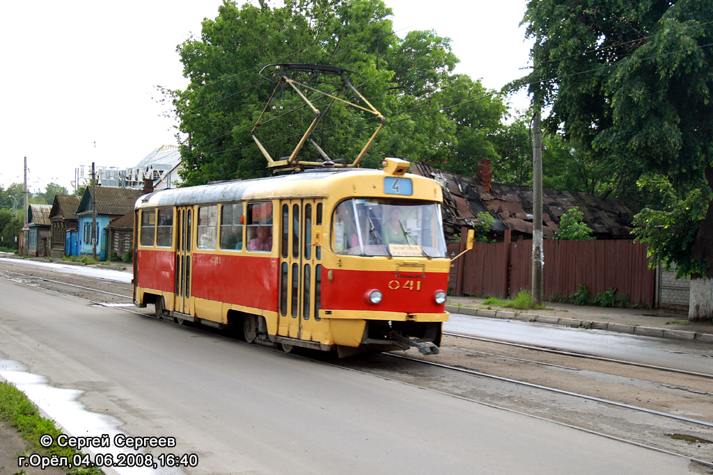 Орёл, Tatra T3SU № 041
