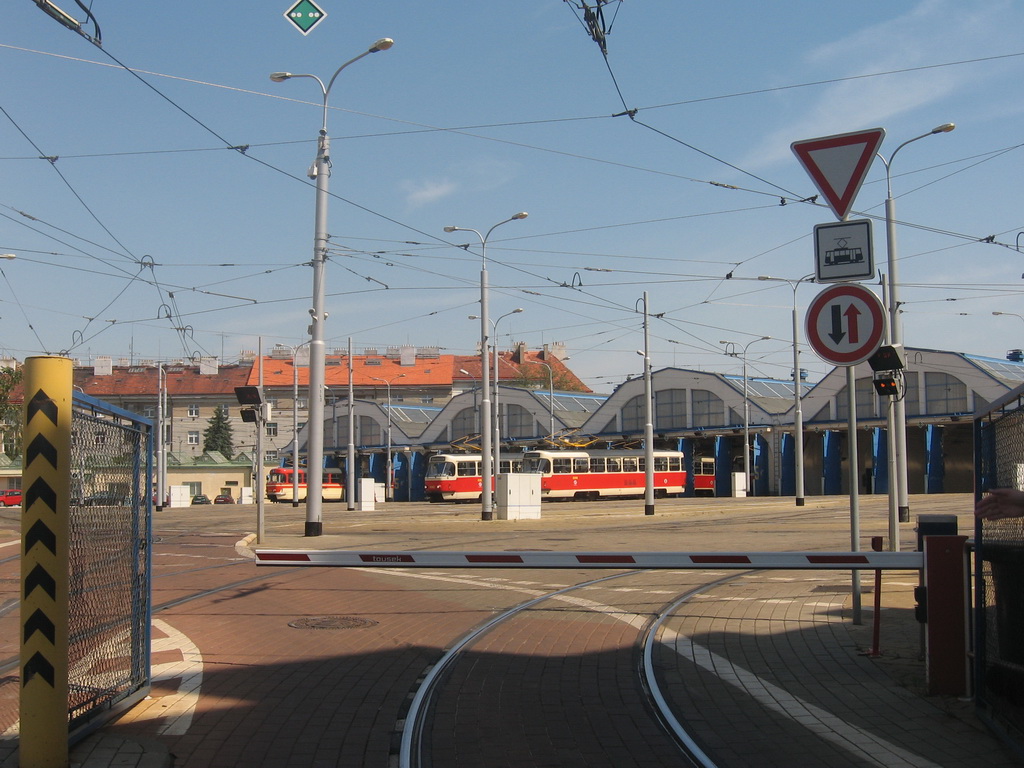 Prague — Tram depots