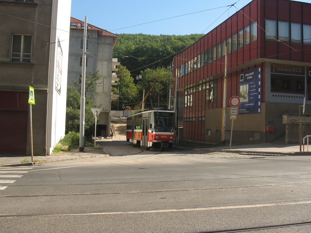 Прага, Tatra T6A5 № 8645; Прага — Конечные пункты