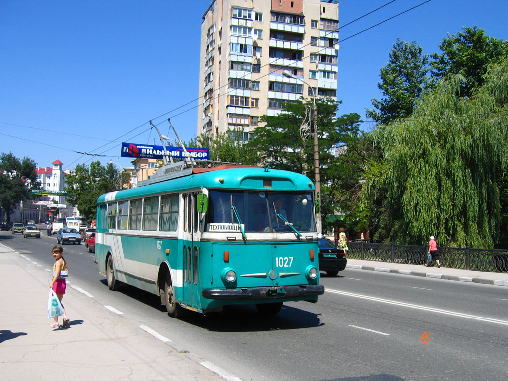 Крымский троллейбус, Škoda 9TrH27 № 1027