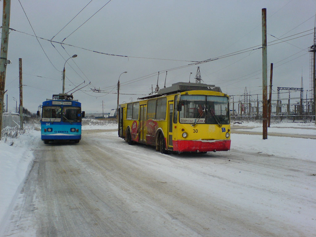 Twer, VZTM-5284 Nr. 30; Twer — Trolleybus terminals and turning rings