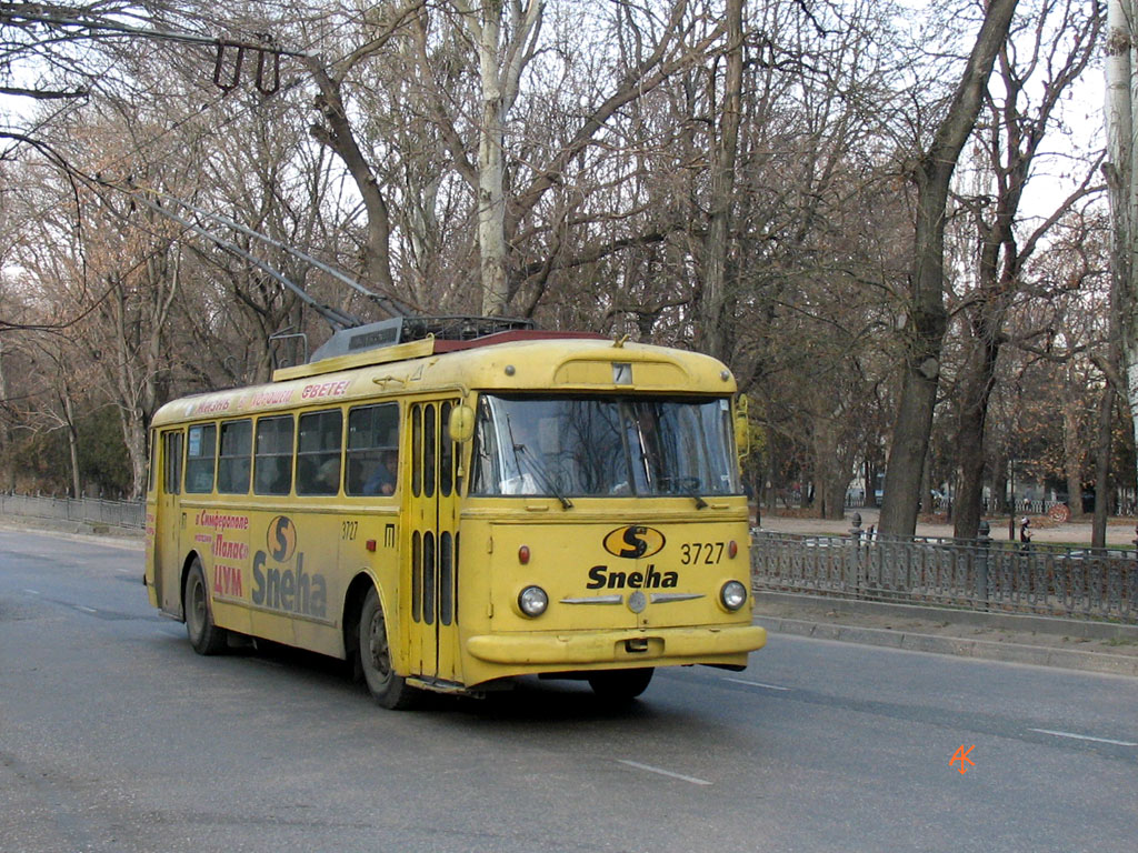 Крымский троллейбус, Škoda 9TrH27 № 3727