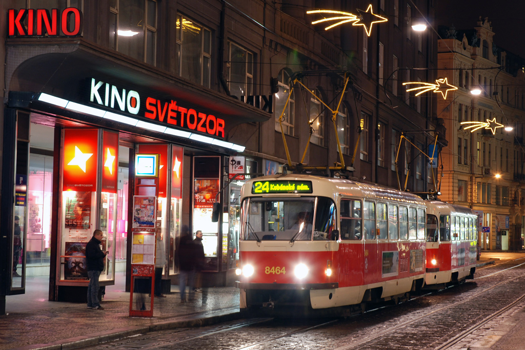 Прага, Tatra T3R.P № 8464