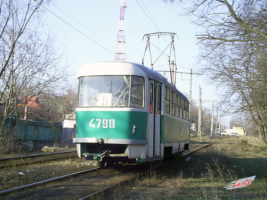 Донецк, Tatra T3SU (двухдверная) № 4798
