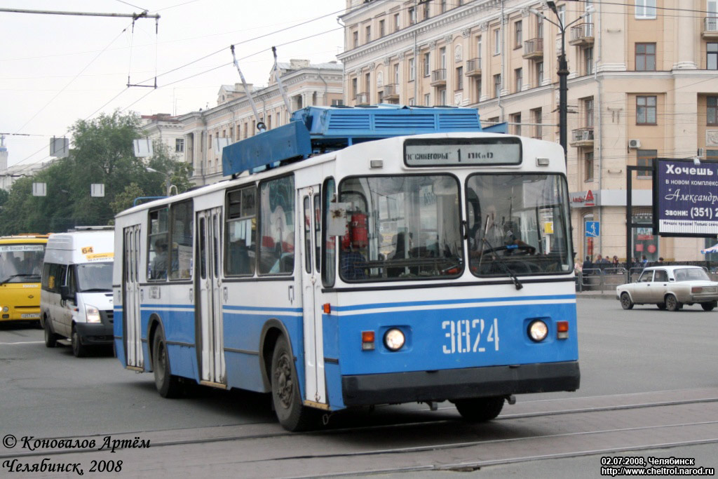 Челябинск, ЗиУ-682Г [Г00] № 3824