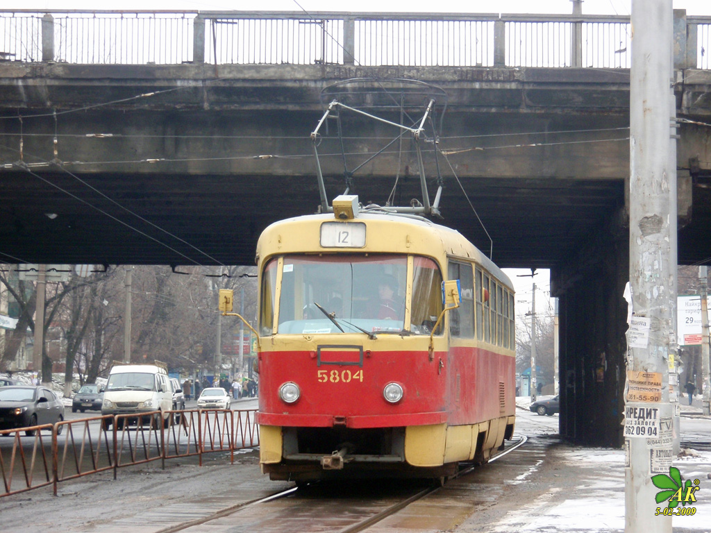 Киев, Tatra T3SU № 5804