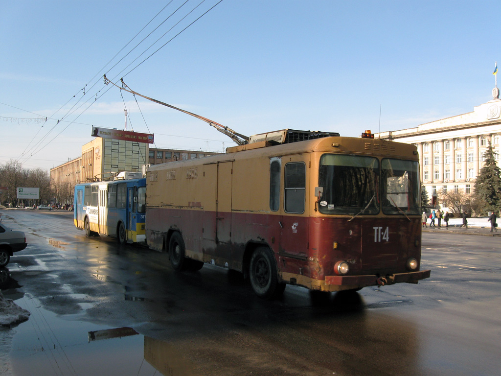 Черкассы, КТГ-1 № ТВ-4; Черкассы, ЗиУ-682В-012 [В0А] № 311