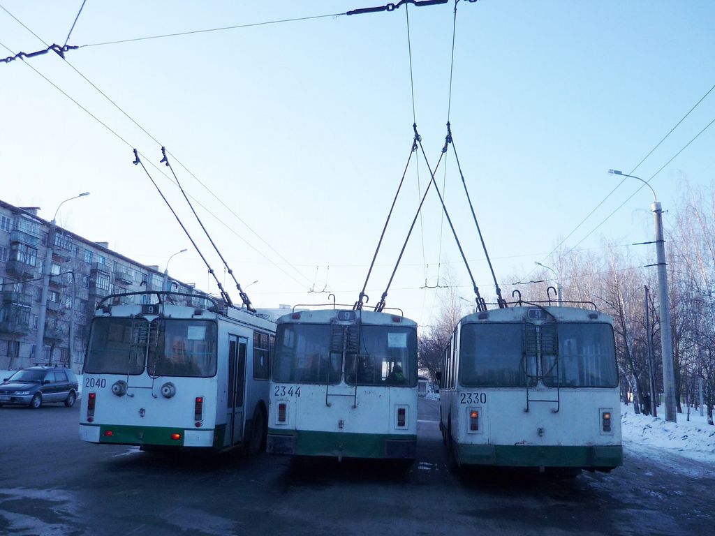 Пенза, ЗиУ-682В № 2344; Пенза, ЗиУ-682В-012 [В0А] № 2330; Пенза, ЗиУ-682Г-016.02 № 2040