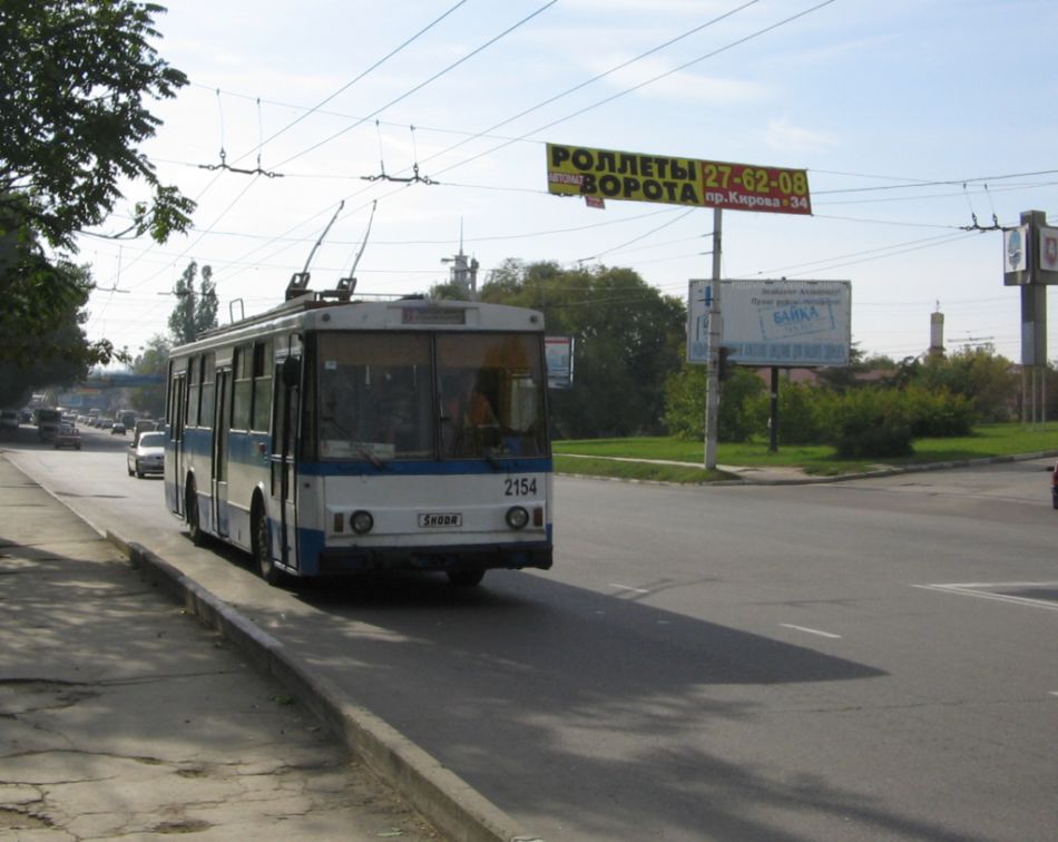 Крымский троллейбус, Škoda 14Tr11/6 № 2154