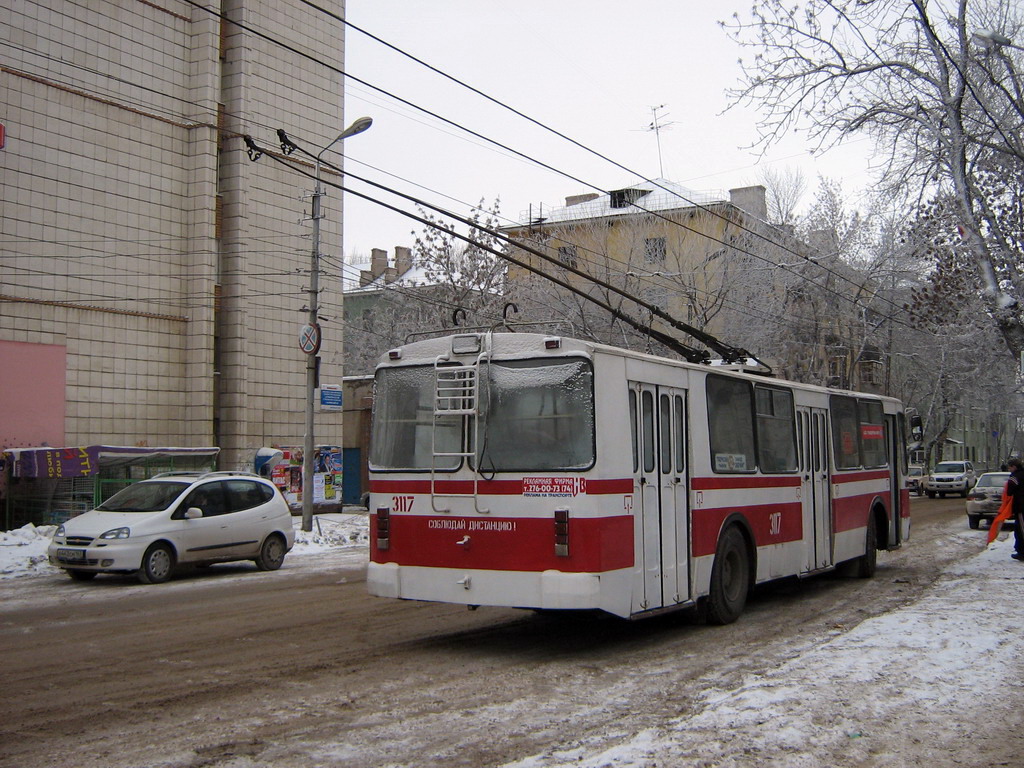 Самара, ЗиУ-682Г [Г00] № 3117; Самара — Конечные станции и кольца (троллейбус)