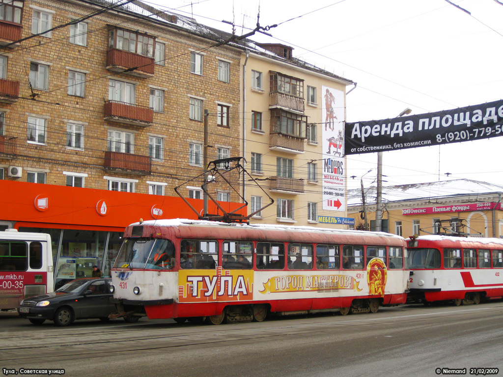 Тула, Tatra T3SU № 431