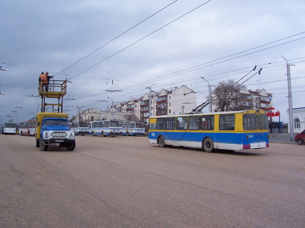 Sevastopol, ZiU-682V-012 [V0A] Br. 1158; Sevastopol — Miscellaneous photos; Sevastopol — Trolleybus lines and rings