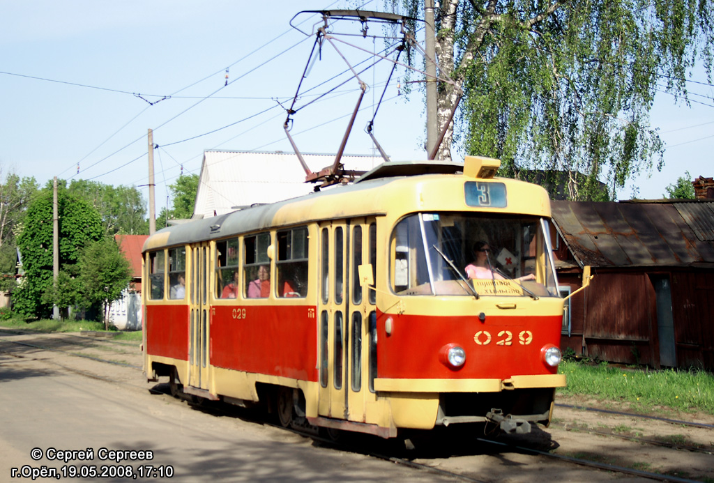 Орёл, Tatra T3SU № 029