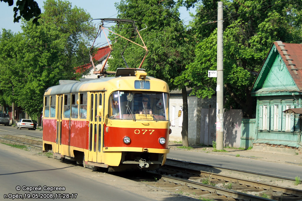 Орёл, Tatra T3SU № 077