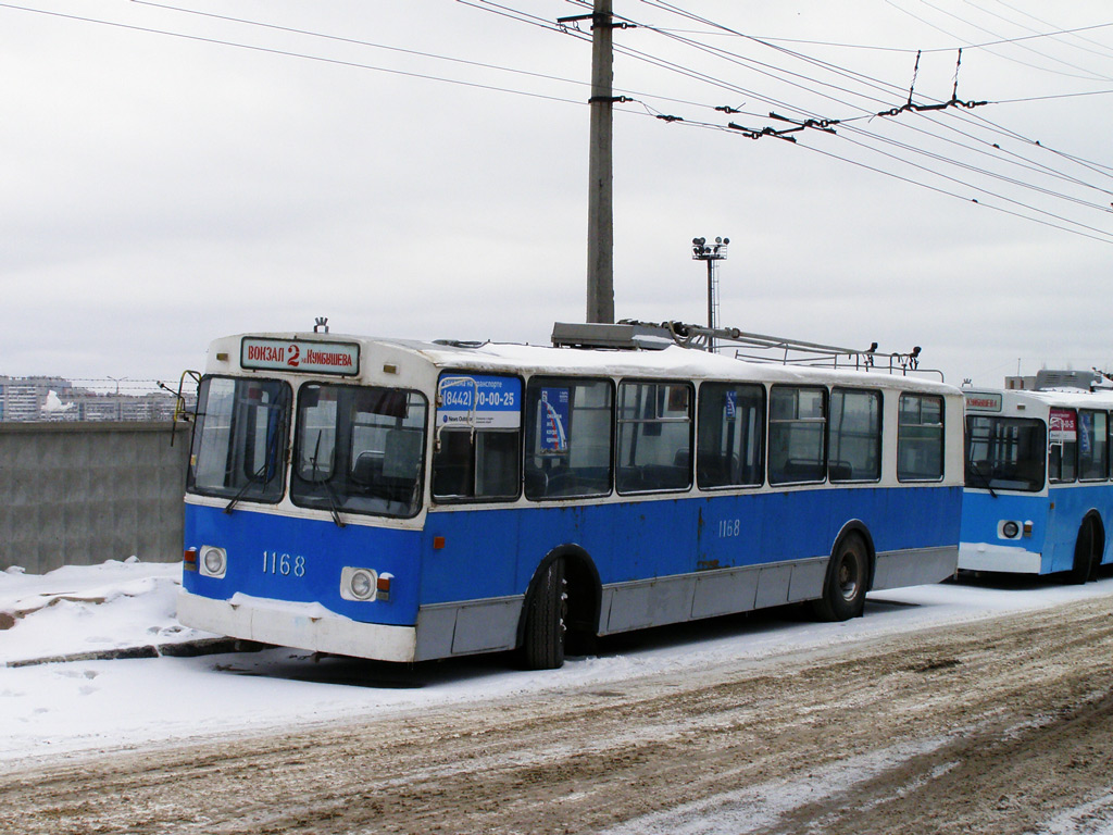 Волгоград, ЗиУ-682В-012 [В0А] № 1168; Волгоград — Депо: [1] Троллейбусное депо № 1