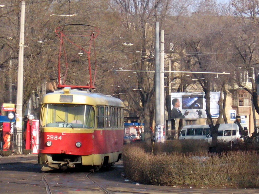 Одесса, Tatra T3SU (двухдверная) № 2984