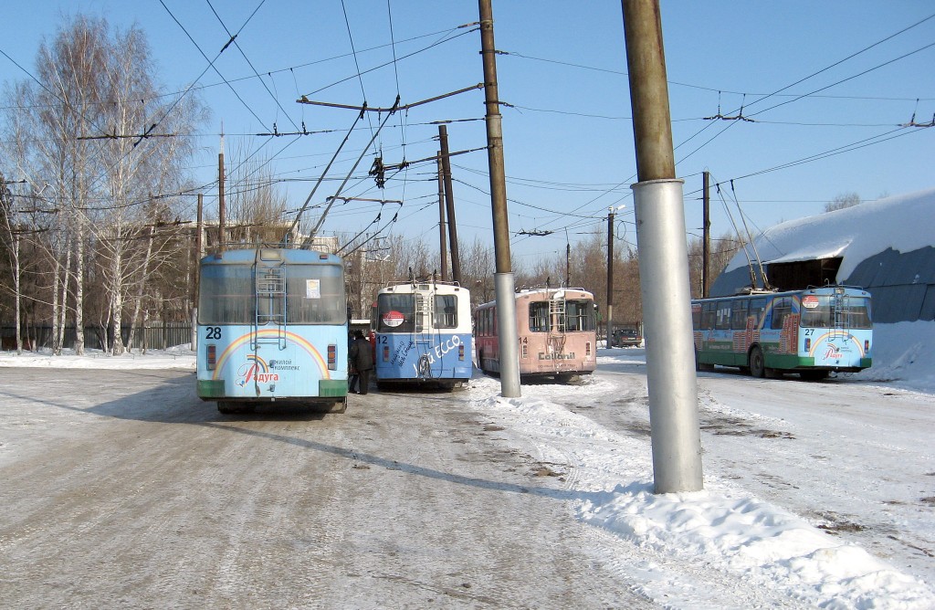 Тюмень, ЗиУ-682Г-012 [Г0А] № 28; Тюмень, ЗиУ-682Г [Г00] № 12; Тюмень, ЗиУ-682Г [Г00] № 14; Тюмень, ЗиУ-682Г-012 [Г0А] № 27